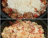 Foto del paso 9 de la receta Arroz Basmati frito con Ternera, Papaya y variado de Verduras