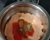 A picture of step 3 of Paneer Masala.