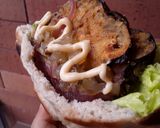 Foto del paso 7 de la receta: Sándwich🥪 de berenjenas🍆 empanizadas en pan turco🍞