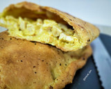 Foto del paso 7 de la receta: Empanada de pollo con mascarpone al curry