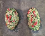 Foto langkah ke 5 dari resep Baked Chicken with Mushrooms, Spinach & Red Bell Pepper.