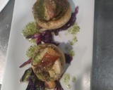Foto del paso 4 de la receta: Champiñones a la plancha con jamón serrano y salsa verde