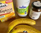 Une image de l'étape 1 de Crème dessert de tapioca à la pâte à tartiner et à la banane.