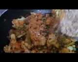 फूलगोभी मटर टमाटर सब्जी(Phoolgobhi matar tamatar ki sabzi recipe in Hindi) रेसिपी चरण 10 फोटो