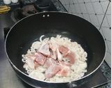 A picture of step 1 of Afgani Pulao.