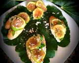 Une image de l'étape 2 de Bruschetta des figues au fromage feta et au miel du figue.
