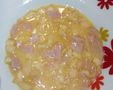 Foto del paso 3 de la receta: Tortilla con manzana, queso y pavo para bebés y niños (+9M)🎈🍴
