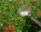 A picture of step 4 of Methi bhaji.