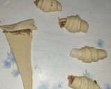 A picture of step 2 of Stuffed mince meat bread.