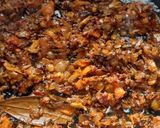 A picture of step 4 of Achari Lauki Chana Dal.