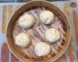 A picture of step 4 of Sweet Potato Steamed Buns.
