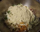 A picture of step 2 of Cabbage pakoda.