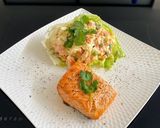A picture of step 2 of Grilled Salmon with Salt & Pepper.