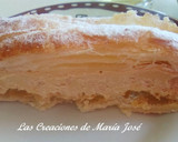 Foto del paso 4 de la receta: Trenza de hojaldre rellena de turrón de chocolate blanco