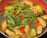 A picture of step 8 of Green Chicken Curry.
