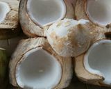 Hình bước làm 1 của món Mứt dừa miếng