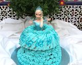 Foto del paso 1 de la receta Tarta vestido de muñeca Frozen