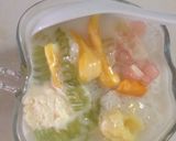 Hình bước làm 17 của món Chè sầu riêng sương sa hạt lựu