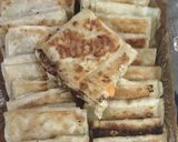 A picture of step 4 of Veg chicken pockets.