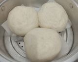 Foto langkah ke 7 dari resep Bakpao Empuk Isi Ayam (Tanpa Mixer).