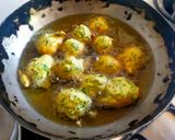 A picture of step 2 of Methi Gota.