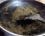 A picture of step 3 of Sarso ka saag.