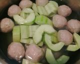 大黃瓜貢丸湯的食譜步驟3照片
