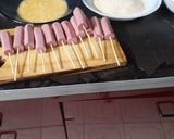 Foto del paso 1 de la receta: Pinchos de salchichas rebozadas con salsa de verdeo