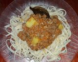 Foto del paso 6 de la receta: Fideos espaguetis🍜 con tuco de pollo 🍗