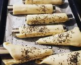 Foto del passaggio 2 della ricetta Cannoli di cavolfiore pistacchio, su letto di broccolo acciughe