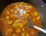 A picture of step 3 of Baby Corn curry.