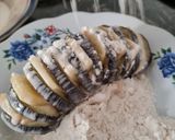 Foto langkah ke 3 dari resep Terong Sisip Kentang Saus BBQ | simple banget!.