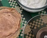 Foto langkah ke 6 dari resep Mille Crepes (dancow coklat).