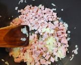 Foto del paso 1 de la receta: Fideos con crema, jamón y champiñones -  One Pot Pasta