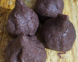 A picture of step 3 of Ragi Dates Modak.