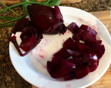 Foto del paso 1 de la receta: Tartar de remolacha y hongos