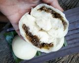 Foto langkah ke 7 dari resep Bakpao Putih (bakpao lembut) kulitnya lentur.