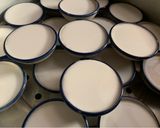 A picture of step 3 of Purple Sweet Potato Coconut Pudding Cups (Khanom Tuay Man Muang).