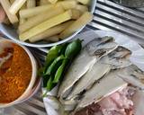 แกงส้มสายบัวใส่ปลาทู (ใช้พริกแกงใต้) วิธีทำสูตร 1 รูป