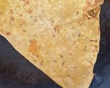 A picture of step 6 of Gajar mooli parantha.