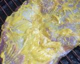 Foto del paso 2 de la receta: Vacío de cerdo a la mostaza con acelga, tomate, cebolla y perejil