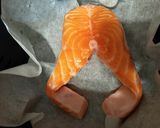 氣炸鮭魚排的食譜步驟1照片
