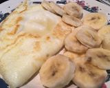 Foto del paso 4 de la receta: Tortilla de claras de huevo con manzana y bananas