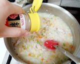 Foto langkah ke 10 dari resep Bubur Ayam Korea, Pakai ketan.