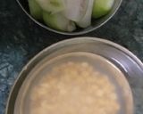 A picture of step 1 of Masala khichdi.