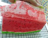 Foto langkah ke 5 dari resep Bolu Kukus Semangka.