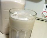 A picture of step 5 of RICE WATER .grammas agua de horchata.