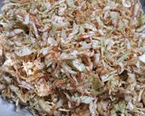 A picture of step 3 of Cabbage Manchurian.