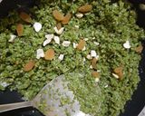 A picture of step 6 of Lilava kachori.