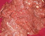 Foto langkah ke 1 dari resep Dendeng ragi.